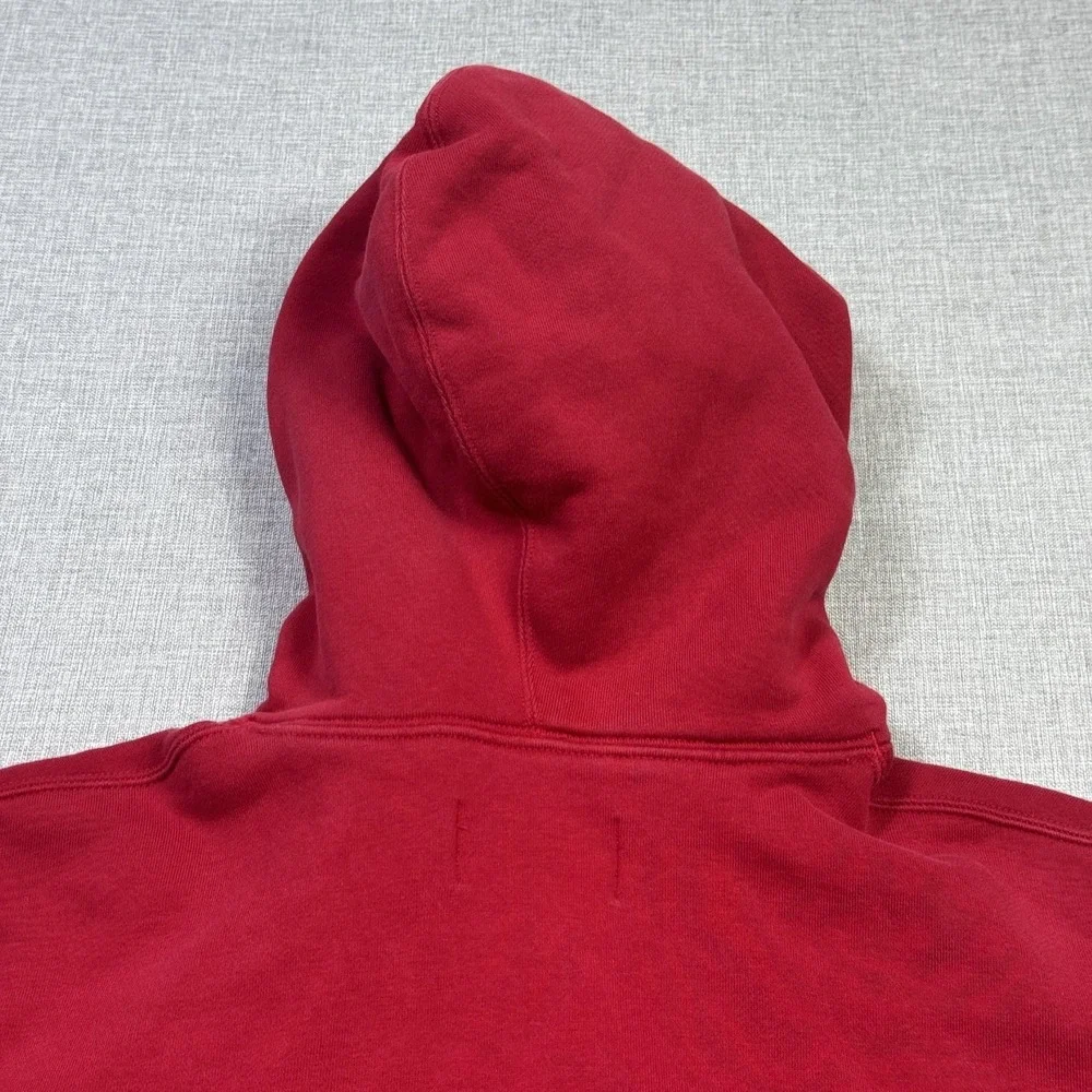 Nike Air Jordan Fleece Hoodie Mens‎ Small Red Pullover Heavyweight Hooded